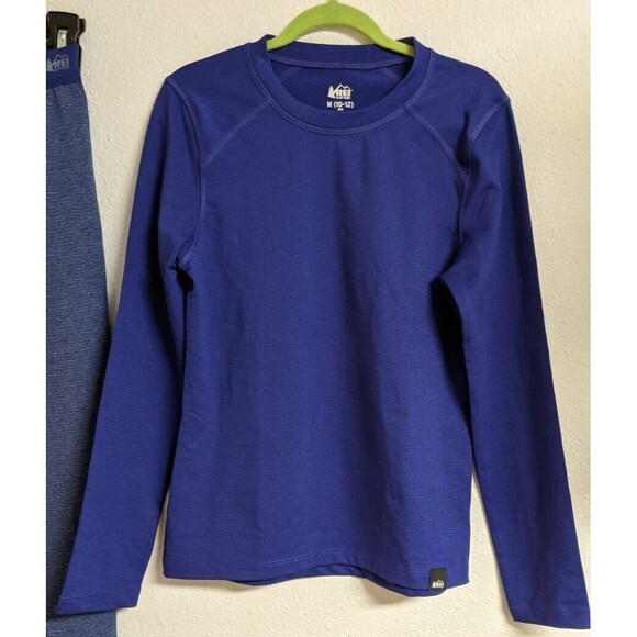 NEW Kids REI CO-OP Purple 2-Piece Long Underwear Set Size 10-12 - Picture 4 of 13